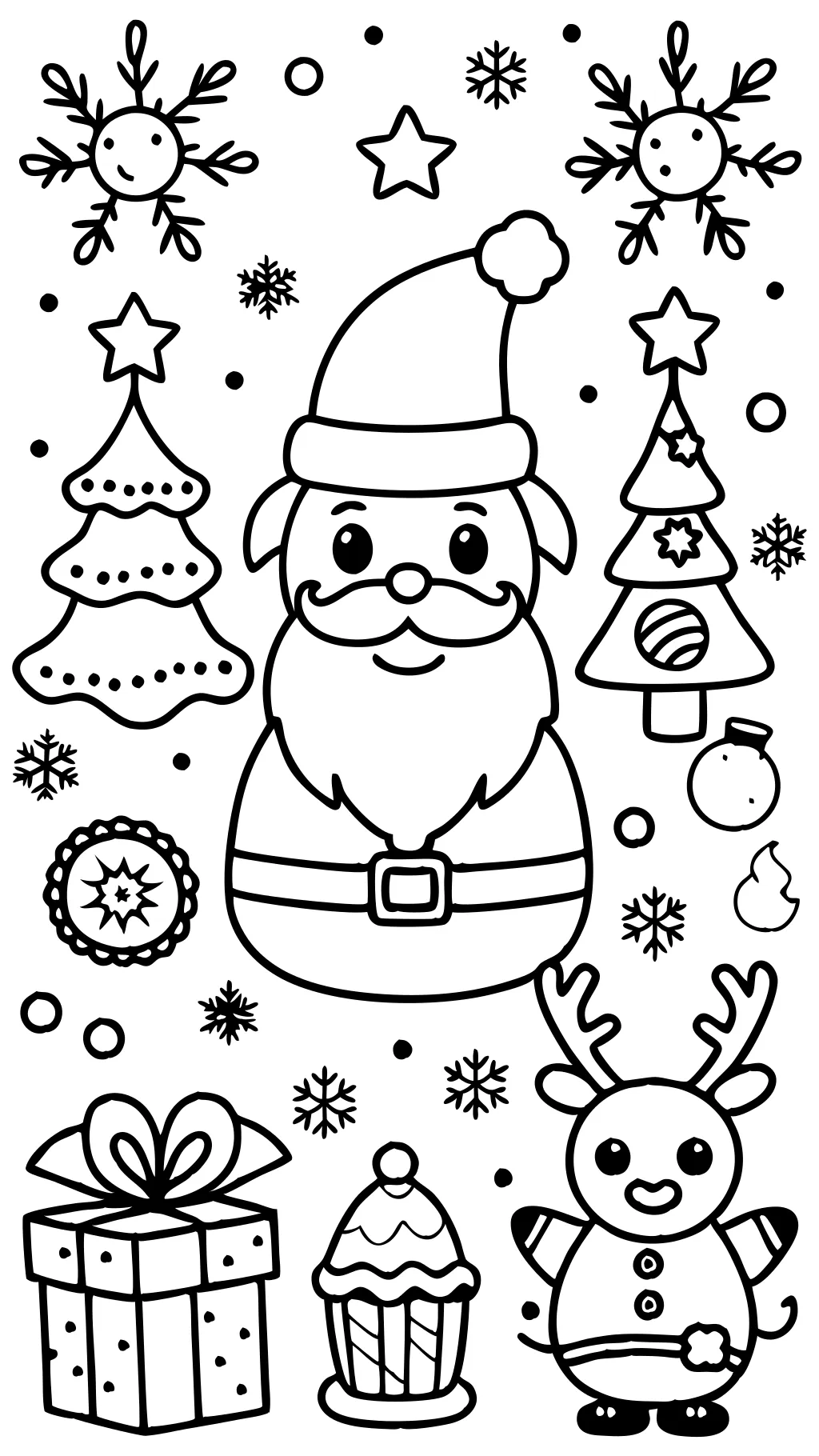 kids christmas coloring pages